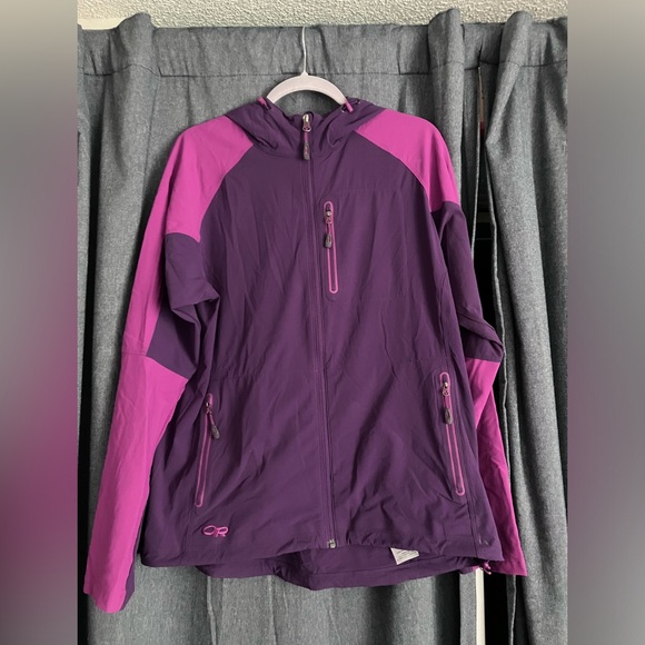 Outdoor Research pink and purple jacket XL - Picture 1 of 5